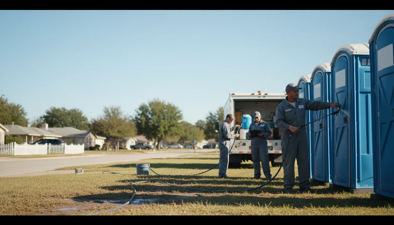 Long-Term Portable Toilet Rental in Rivervale, AR near me